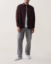 Mateo Cotton Corduroy Shirt - Espresso