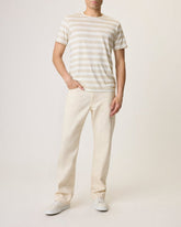 Jersey Short-Sleeve Tee - Stork Stripe