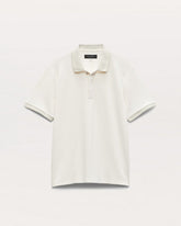 Tech Stretch Piqué Polo - Chalk