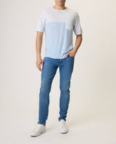 Lawrence Colorblock Tee - Blue Multi