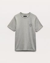 Sour Face Embroidered Tee - Leaf Grey