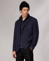 Achilles Knit Blazer - Dark Sapphire