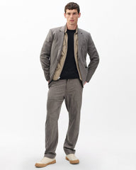 Butler Italian Flannel Blazer - Mink Stripe
