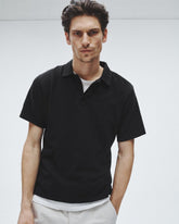 Classic Flame Polo Shirt - Black