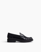 Chris Leather Loafers - Black