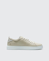 Perry Leather Sneaker - Bone White