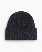Cable-Knit Beanie - Navy Multi