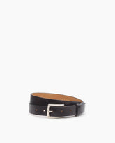Logan Leather Belt - Black