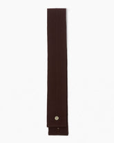 Sour Face Wool Scarf - Brown