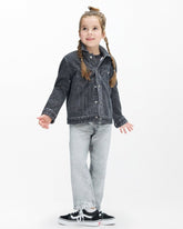 Mini Miramar Trucker Jacket - Faded Black