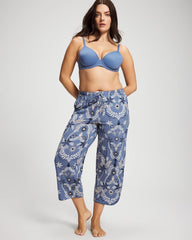 Piped Crop Pajama Pants - Soma