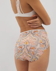 Vanishing Edge Microfiber Modern Brief Panty with Lace - Soma