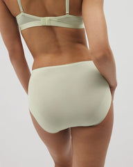Vanishing Edge Microfiber Modern Brief Panty with Lace - Soma