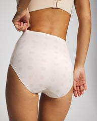 Tummy High-Waist Brief Panty with Lace - Soma