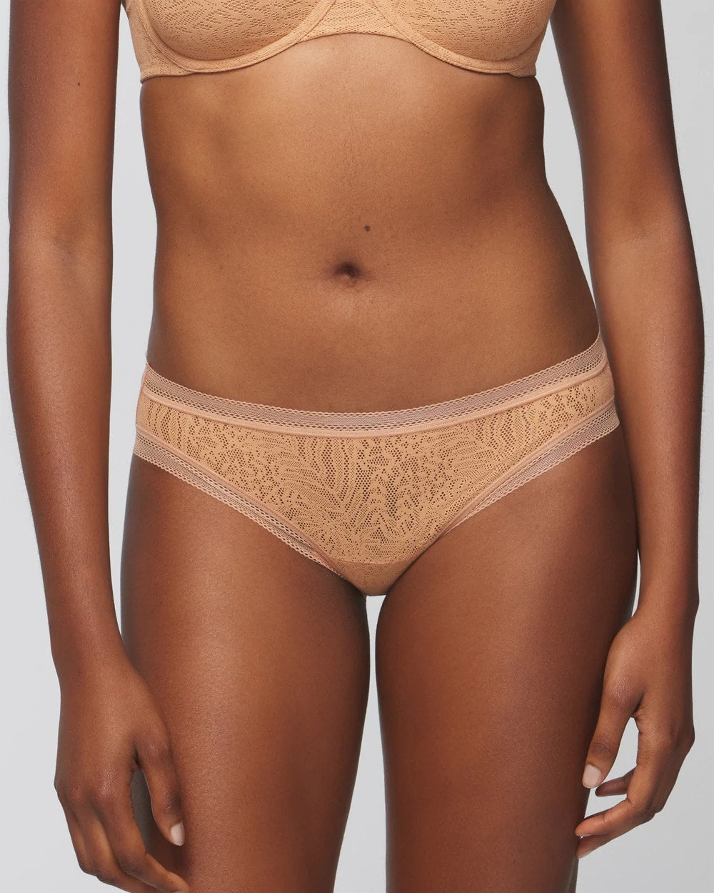 Soma Hipster Panty with Stretch Lace - Soma