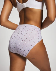 Tummy High-Leg Brief Panty with Lace - Soma