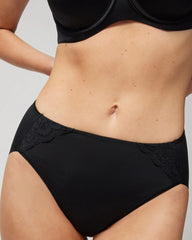 High-Leg Brief Panty with Lace - Soma