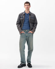 Classic Flame Henley - Worn Indigo