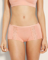 Boyshort Panty with Enchanting Lace - Soma