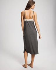Lace Trim Chemise - Soma