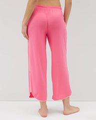 Solid Piped Crop Pajama Pant - Soma