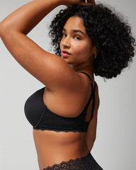 Push-Up Plunge Bra with Lace - Soma