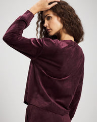 Velour Crewneck Sweatshirt - Soma