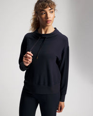 Ultrasoft Fleece Relaxed Funnel Neck Sweatshirt - Soma