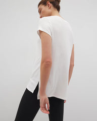 Rib Knit V-Neck Tee - Soma