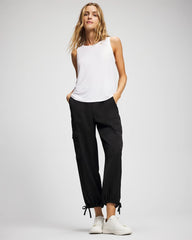 Satin Relaxed Cargo Pant - Soma