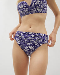 Ruched High-Waist Bikini Bottom - Soma