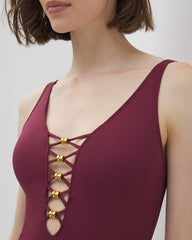 Let's Get Knotty Lace Down One Piece - Soma