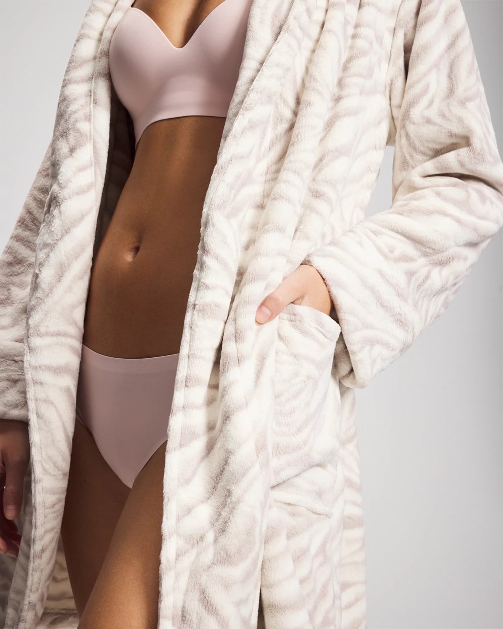 Plush Short Robe - Soma
