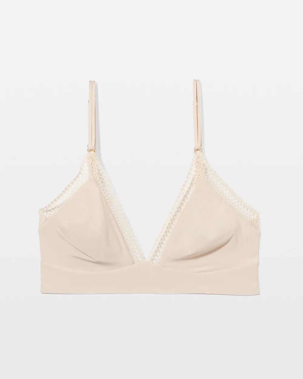 Geo Lace Trim Bralette - Soma