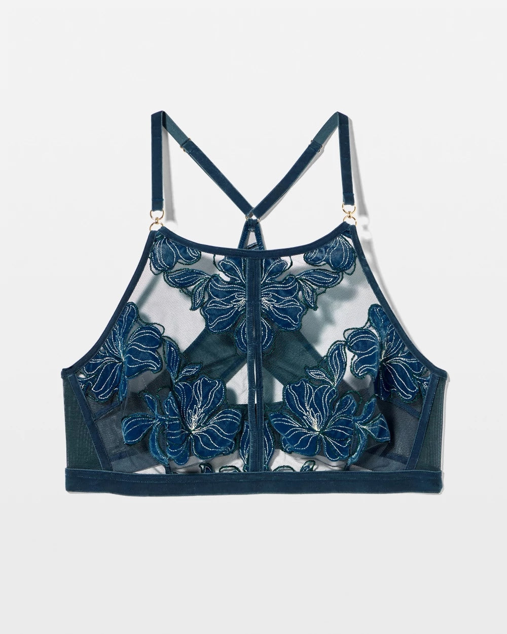 Soma’s Sexiest Velvet Applique High Neck Bra - Soma