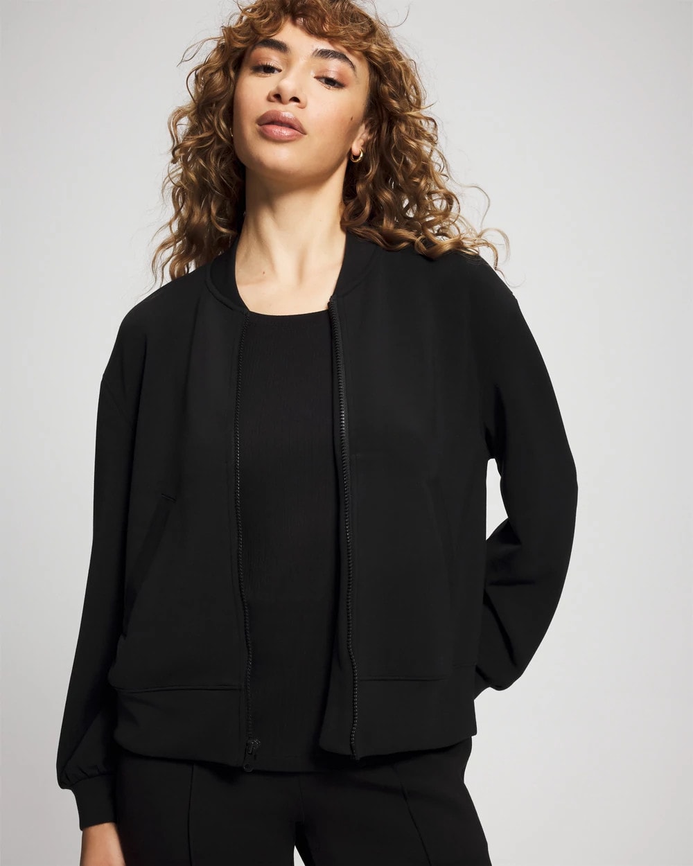 Modern Modal Bomber Jacket - Soma