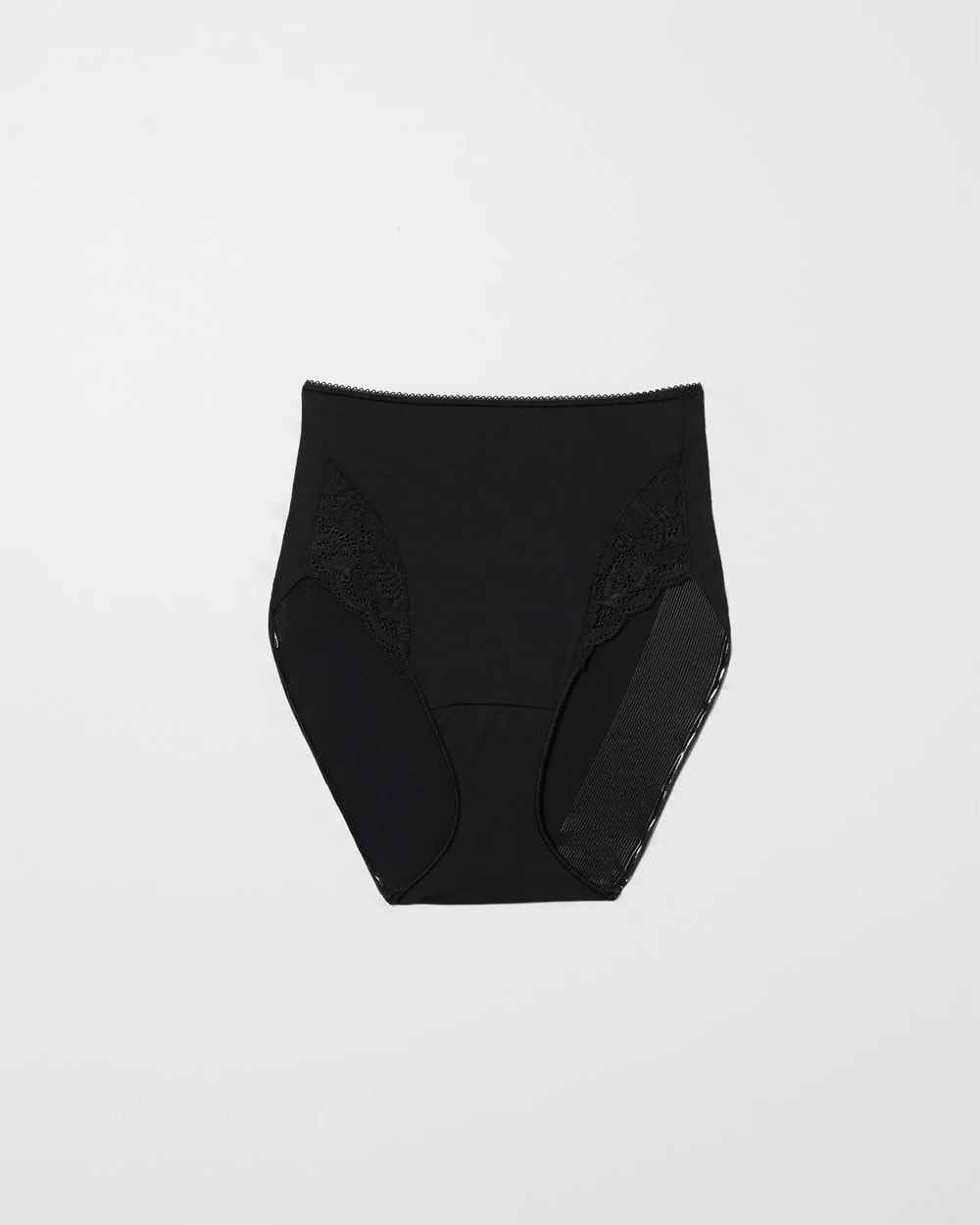 High-Waist Brief Panty with Lace - Soma