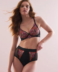 Soma's Sexiest High-Waist Cheeky Brief Panty with Embroidery - Soma