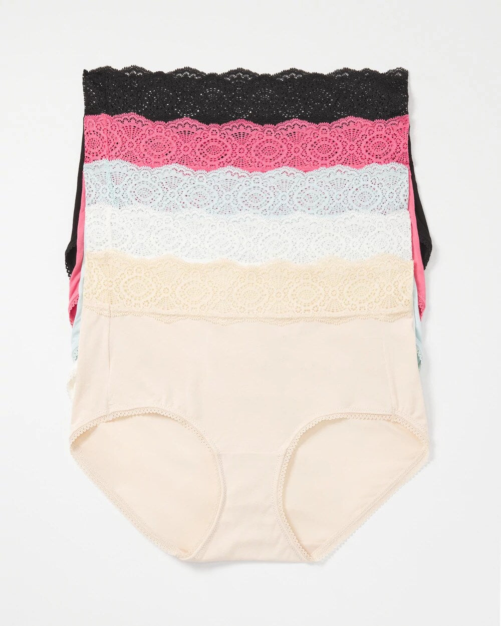 Crochet Lace Brief Panty Pack - Soma