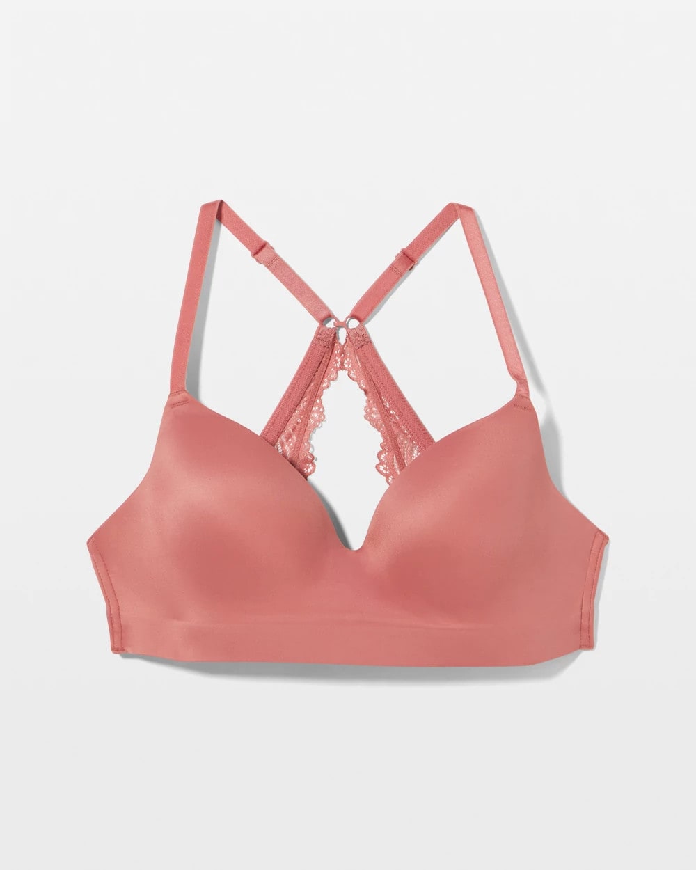 Luxe Wireless Bra with Lace Back - Soma