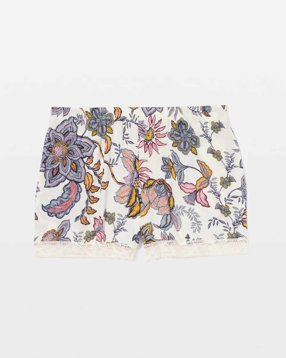 Lace-Trim Pajama Shorts - Soma