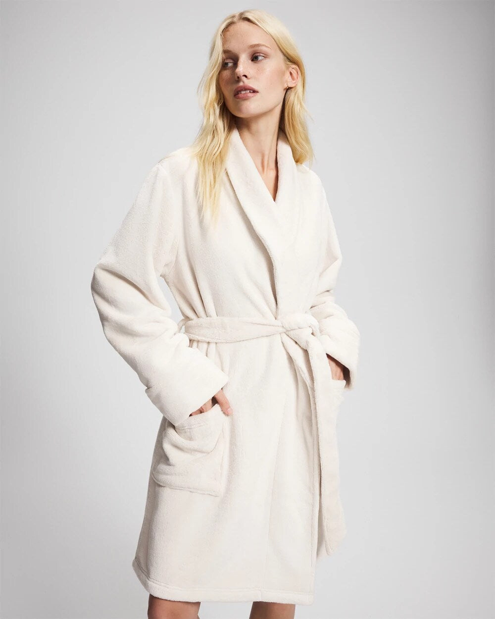 Plush Short Robe - Soma