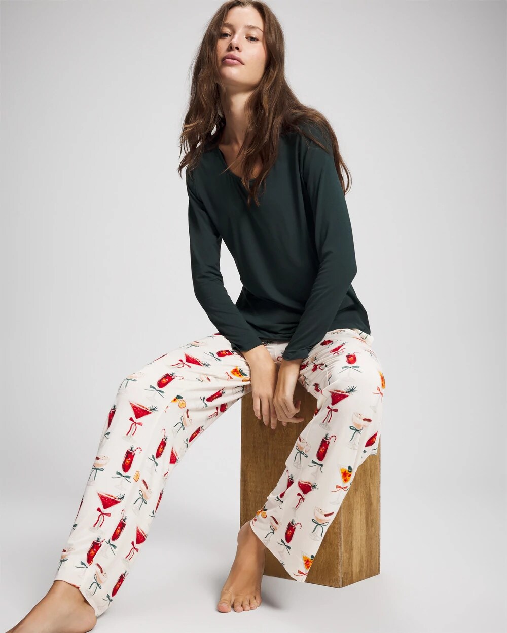 Packaged Long-Sleeve Pant Pajama Set - Soma