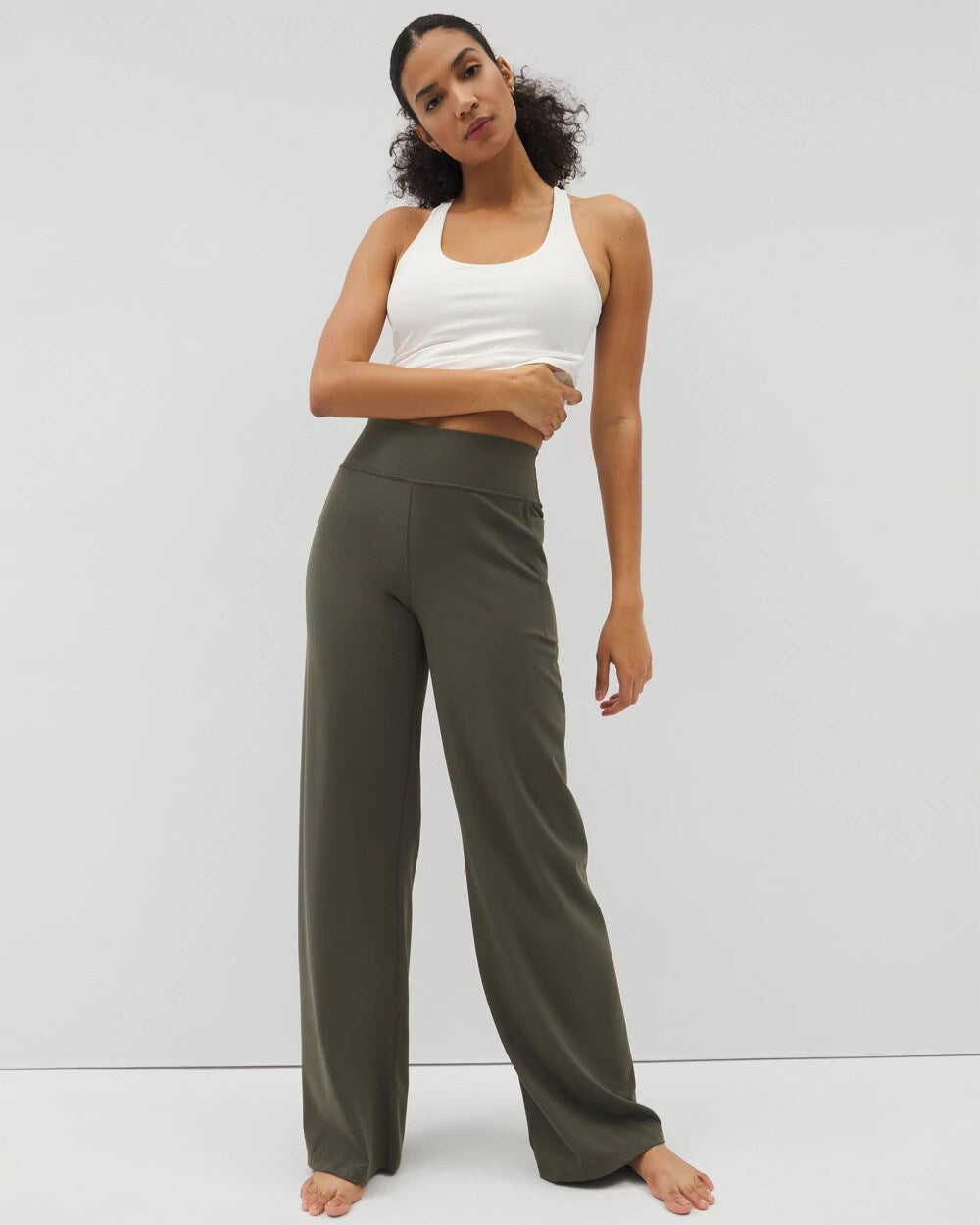 High-Waist Wide-Leg Pants - Soma