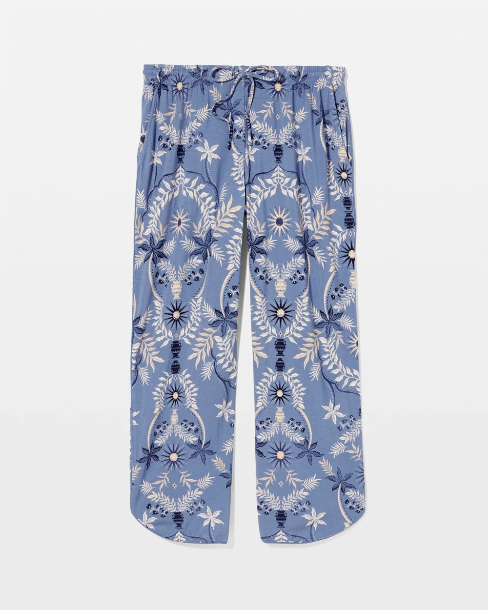 Piped Crop Pajama Pants - Soma