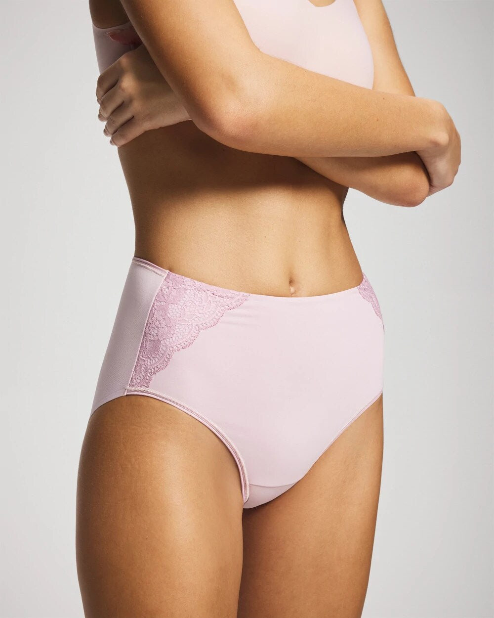 Tummy Modern Brief Panty with Lace - Soma