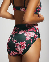 Tummy High-Waist Brief Panty with Lace - Soma