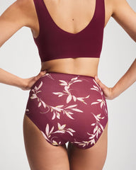 Tummy High-Waist Brief Panty with Lace - Soma