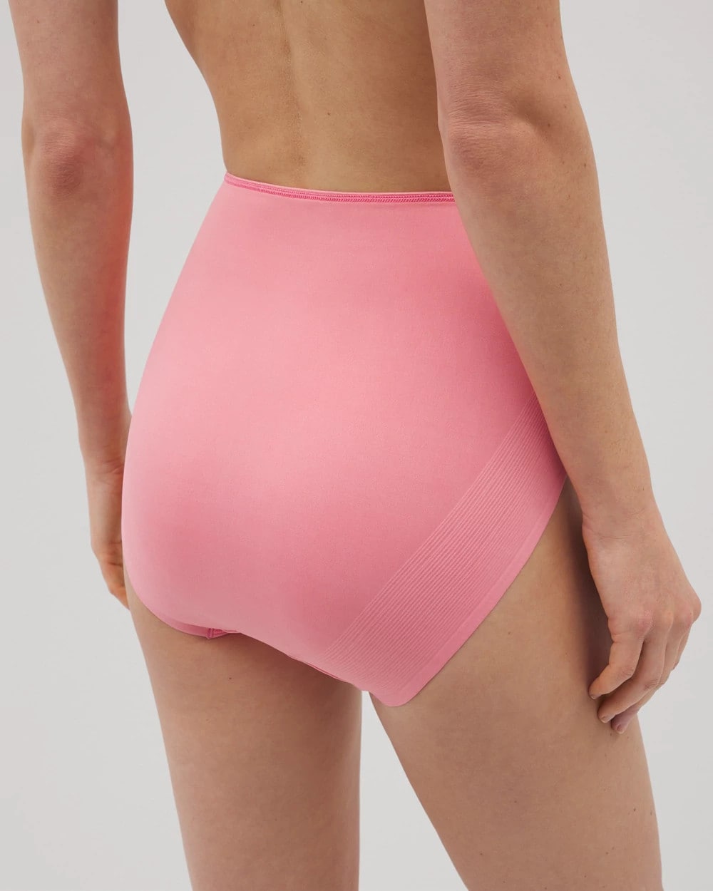 Tummy High-Waist Brief Panty with Lace - Soma