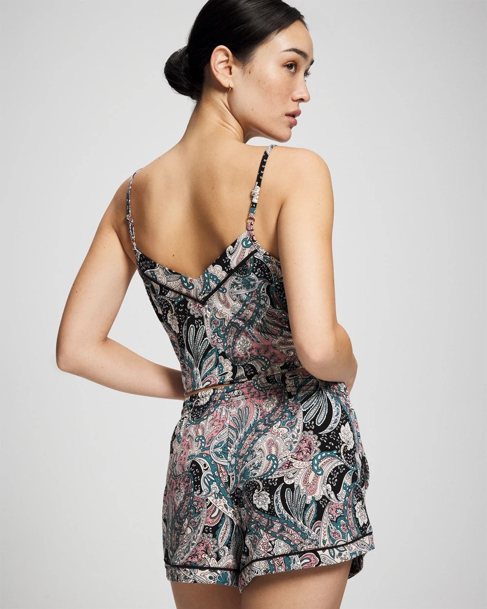 Relaxed Piped Pajama Short - Soma